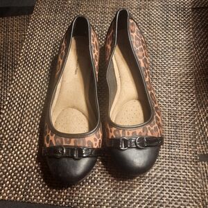 Cheetah print flats